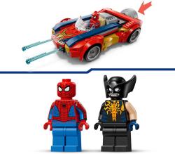 Lego MARVEL Spider-Man a auto vs. venomizovaný Wolverine 76336 (stavebnice)