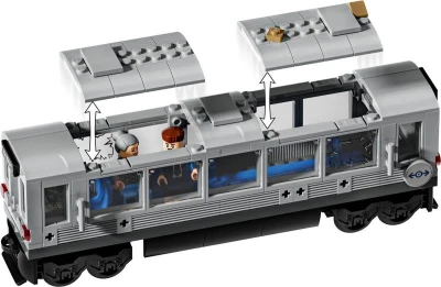 Lego MARVEL Spiderman vs. Doc Ock: Scéna v metru 76321 (stavebnice)