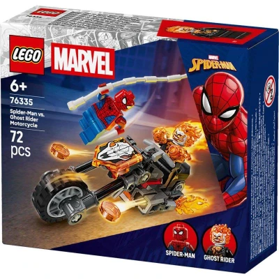 Lego MARVEL Spiderman vs. Ghost Rider na motorce 76335 (stavebnice)