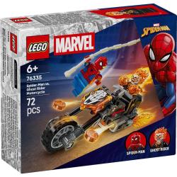 Lego MARVEL Spiderman vs. Ghost Rider na motorce 76335 (stavebnice)