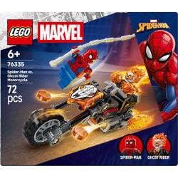 Lego MARVEL Spiderman vs. Ghost Rider na motorce 76335 (stavebnice)