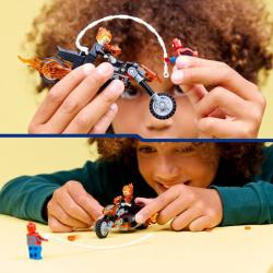 Lego MARVEL Spiderman vs. Ghost Rider na motorce 76335 (stavebnice)