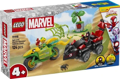Lego MARVEL Spin, Electro a honička s dinosauřím vozidlem 11198 (stavebnice) Lego MARVEL Spin, Electro a honička s dinosauřím vozidlem 11198 (stavebnice)