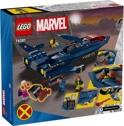 Lego MARVEL Tryskáč X-Men X-Jet 76281 (stavebnica)