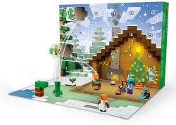 Lego MINECRAFT Adventní kalendář 2025 rozkládací s herní plochou