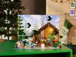 Lego MINECRAFT Adventní kalendář 2025 rozkládací s herní plochou