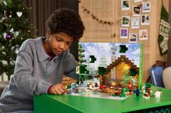 Lego MINECRAFT Adventní kalendář 2025 rozkládací s herní plochou