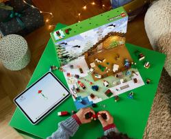 Lego MINECRAFT Adventní kalendář 2025 rozkládací s herní plochou