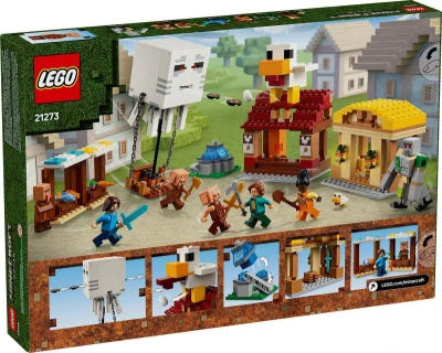 Lego MINECRAFT Balón ďas a útok na vesnici 21273 (stavebnice)