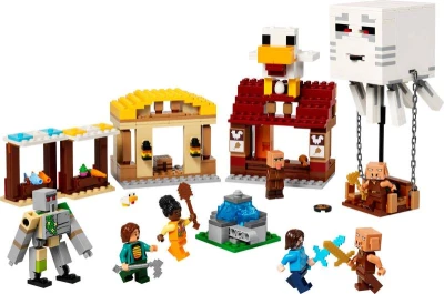 Lego MINECRAFT Balón ďas a útok na vesnici 21273 (stavebnice)