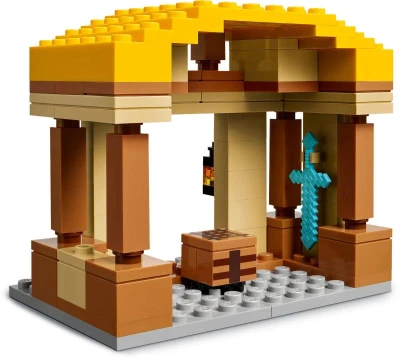 Lego MINECRAFT Balón ďas a útok na vesnici 21273 (stavebnice)