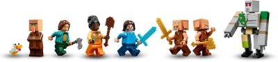 Lego MINECRAFT Balón ďas a útok na vesnici 21273 (stavebnice)