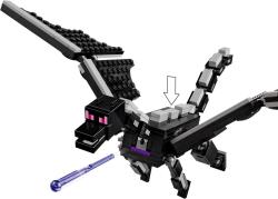 Lego MINECRAFT Drak z Enderu a loď z Endu 21264 (stavebnice)