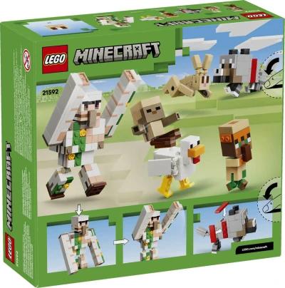 Lego MINECRAFT Kuřecí žokej a útok v poušti 21592 (stavebnice)
