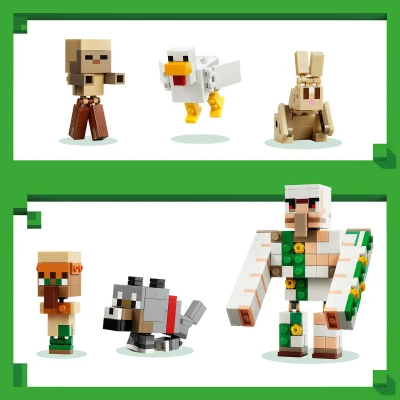 Lego MINECRAFT Kuřecí žokej a útok v poušti 21592 (stavebnice)