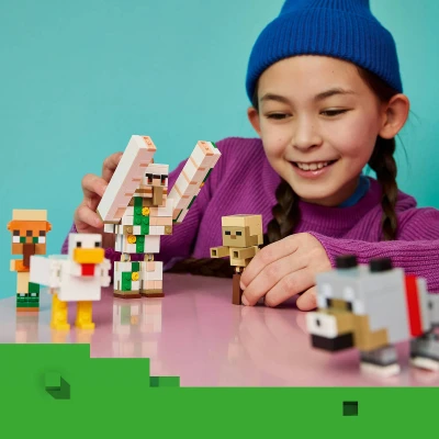 Lego MINECRAFT Kuřecí žokej a útok v poušti 21592 (stavebnice)