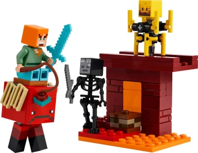Lego MINECRAFT Lávová bitva v Netheru 21266 (stavebnice)