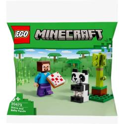 Lego MINECRAFT Steve s pandou