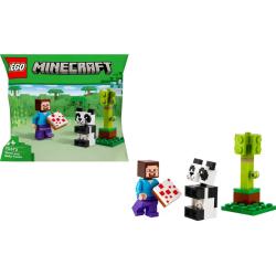 Lego MINECRAFT Steve s pandou