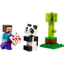 Lego MINECRAFT Steve s pandou