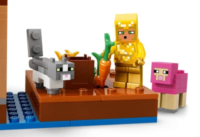 Lego MINECRAFT Útok Mága na vesnici 21596 (stavebnice)