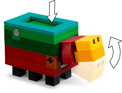 Lego MINECRAFT Zahrada s rozkvetlými třešněmi 21260 (stavebnice)