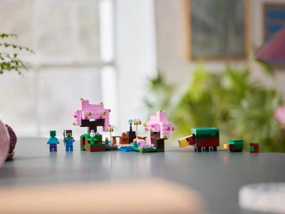 Lego MINECRAFT Zahrada s rozkvetlými třešněmi 21260 (stavebnice)