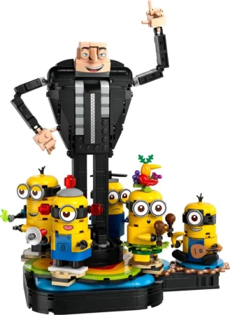 Lego MINIONS Gru a Mimoni z kostek (Já padouch 4) 75582 (stavebnice)