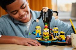 Lego MINIONS Gru a Mimoni z kostek (Já padouch 4) 75582 (stavebnice)