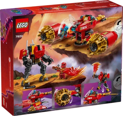 Lego NINJAGO Kaiův bouřný jezdec a robot 71830 (stavebnice)