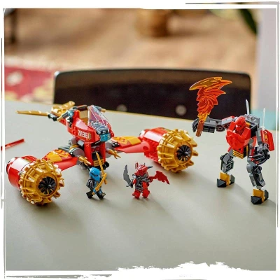 Lego NINJAGO Kaiův bouřný jezdec a robot 71830 (stavebnice)