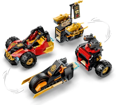 Lego NINJAGO Kombinovatelná vozidla Kaie a Colea 71864 (stavebnice)