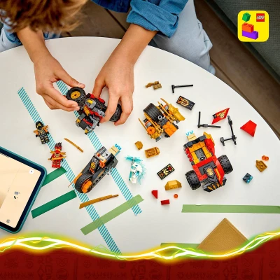 Lego NINJAGO Kombinovatelná vozidla Kaie a Colea 71864 (stavebnice)