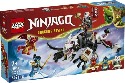 Lego NINJAGO Zilvar a dračí bestie Grimtak 71863 (stavebnice) Lego NINJAGO Zilvar a dračí bestie Grimtak 71863 (stavebnice)