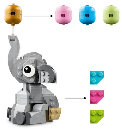 Lego Slůně na obloze 40814 (stavebnice)
