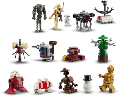 Lego STAR WARS Adventní kalendář rozkládací s herní plochou