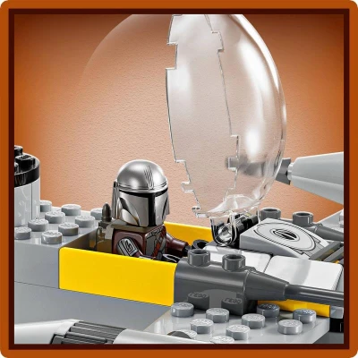 Lego STAR WARS Mando, Grogu a stíhačka N-1 Starfighter 75410 (stavebnice)