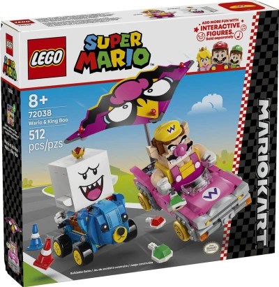 Lego SUPER MARIO Mario Kart Wario a King Boo 72038 (stavebnice)