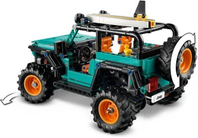 Lego TECHNIC Auto SUV Jeep Wrangler Rubicon 42227 (stavebnica)