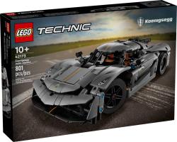 Lego TECHNIC Šedé hyperauto Koenigsegg Jesko Absolut 42173 (stavebnice)