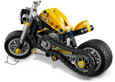 Lego TECHNIC Žltá motorka 42225 (stavebnica)