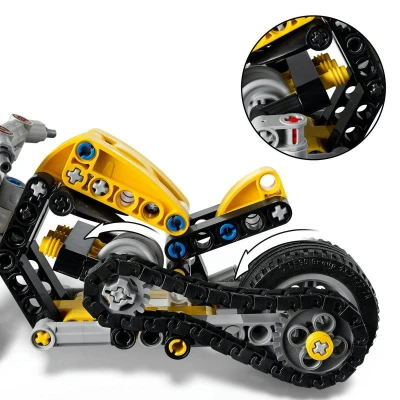 Lego TECHNIC Žltá motorka 42225 (stavebnica)