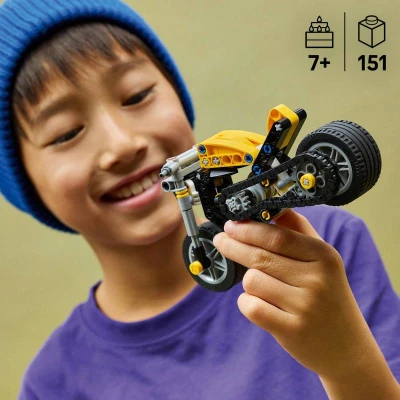 Lego TECHNIC Žltá motorka 42225 (stavebnica)