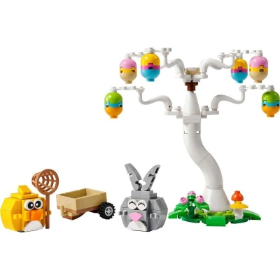 Lego Velikonoční zajíček, kuřátko a sběr vajíček 40808 (stavebnice)