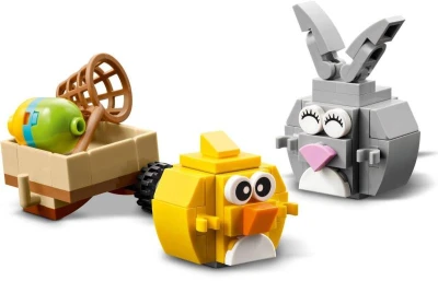 Lego Velikonoční zajíček, kuřátko a sběr vajíček 40808 (stavebnice)