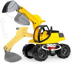 Lena Auto Bagr Giga Trucks žluto-černý plast 80cm na písek v krabici