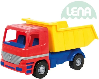 Lena Auto funkční Mercedes Actros sklápěč plastový 23cm Lena Auto funkční Mercedes Actros sklápěč plastový 23cm