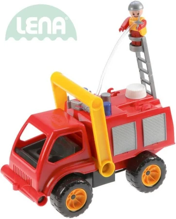 Lena Auto hasičské plastové 29cm aktivní hasiči stříkací vodu set s panáčkem 415 Lena Auto hasičské plastové 29cm aktivní hasiči stříkací vodu set s panáčkem 415