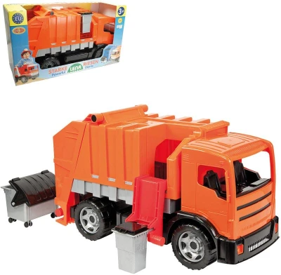 Lena GIGA TRUCKS Auto 2 osé funkční popeláři + 2 kontejnery na písek Lena GIGA TRUCKS Auto 2 osé funkční popeláři + 2 kontejnery na písek