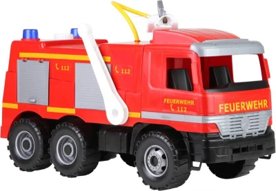 Lena GIGA TRUCKS Auto Mercedes hasiči s vodním dělem stříká vodu Lena GIGA TRUCKS Auto Mercedes hasiči s vodním dělem stříká vodu